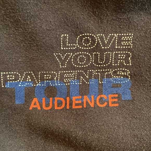 black love your parents audience tour sweater hoodie sz XL - Picture 9 of 10